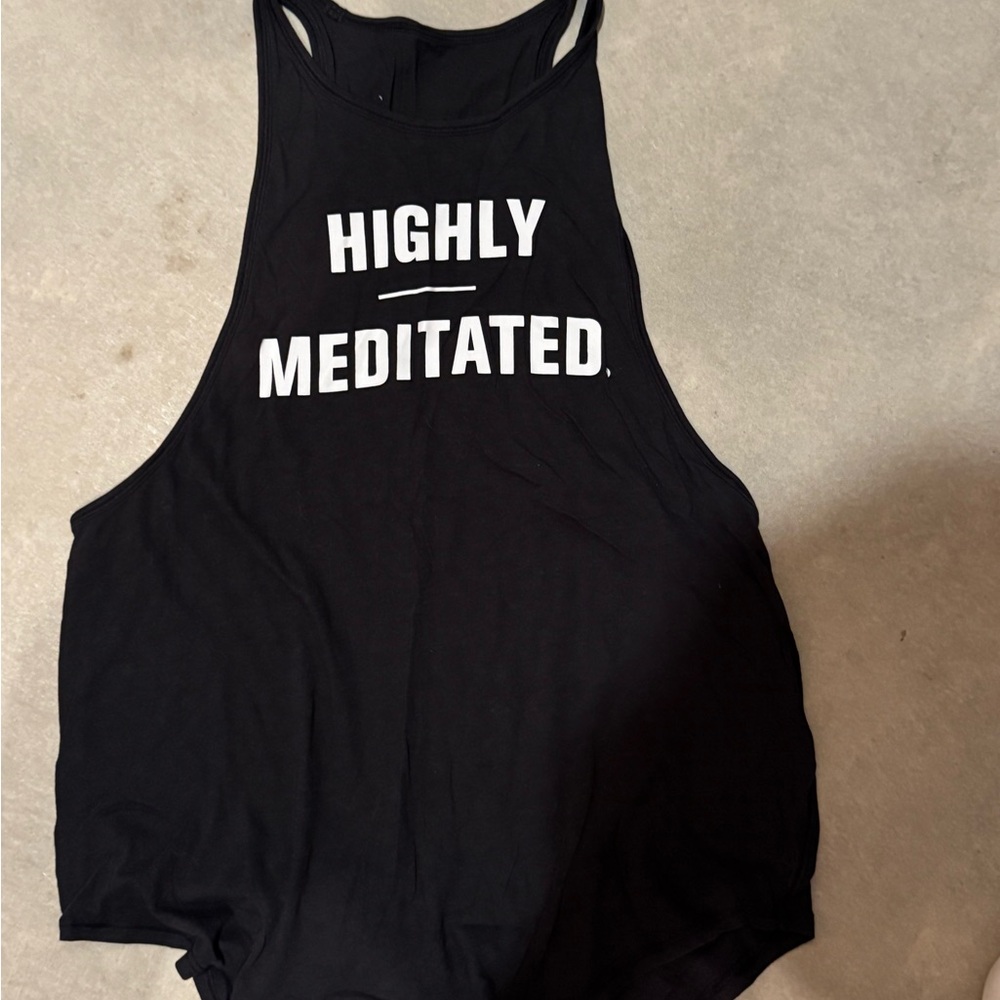 lululemon athletica Black Tank Top